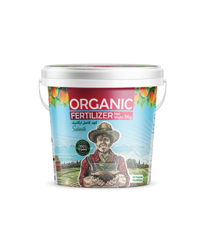 کود باغچه کامل ارگانیک پلیت (گرانول)سبوسیب یک کیلویی