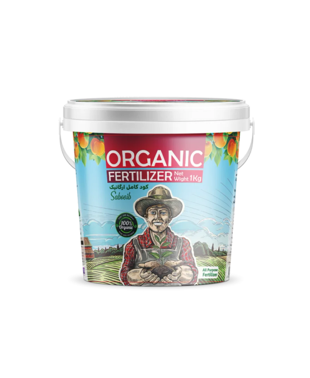 کود باغچه کامل ارگانیک پلیت (گرانول)سبوسیب یک کیلویی